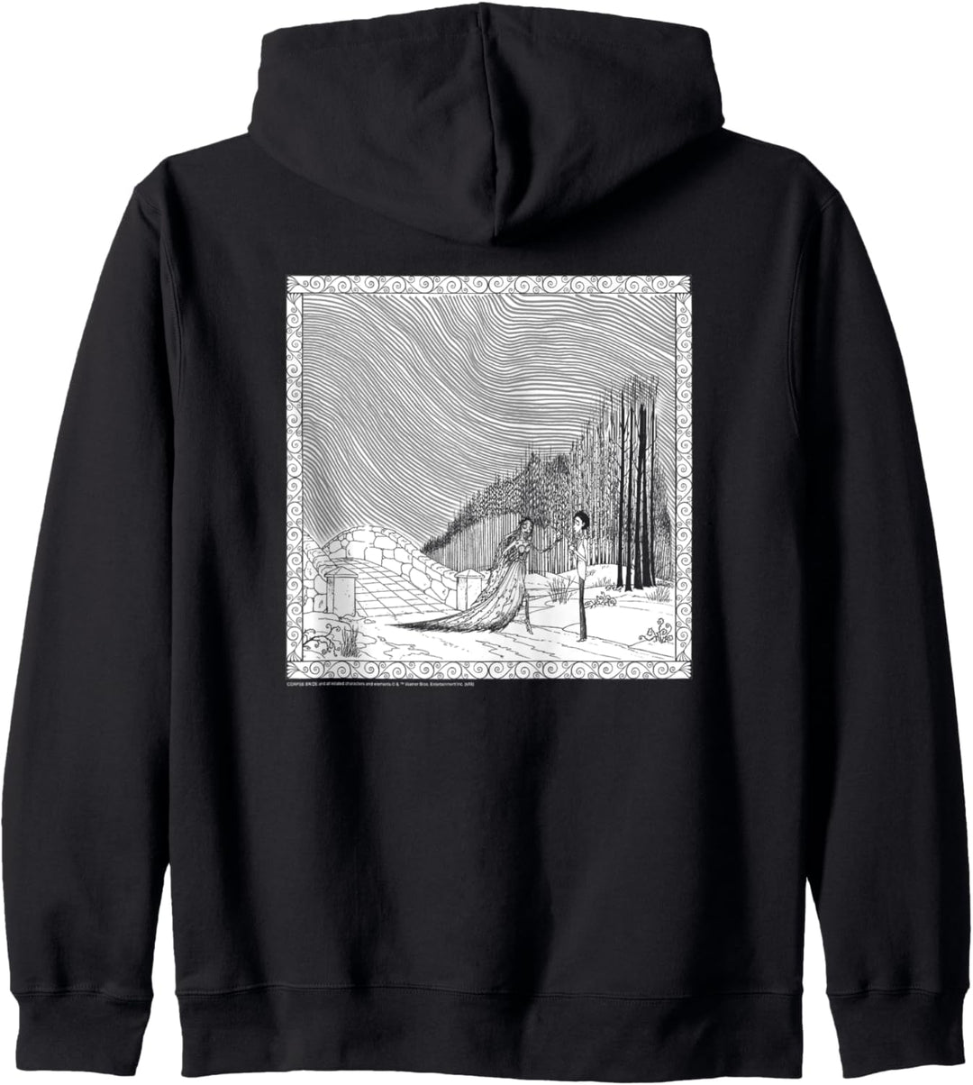 Corpse Bride My Darling Black Kapuzenjacke