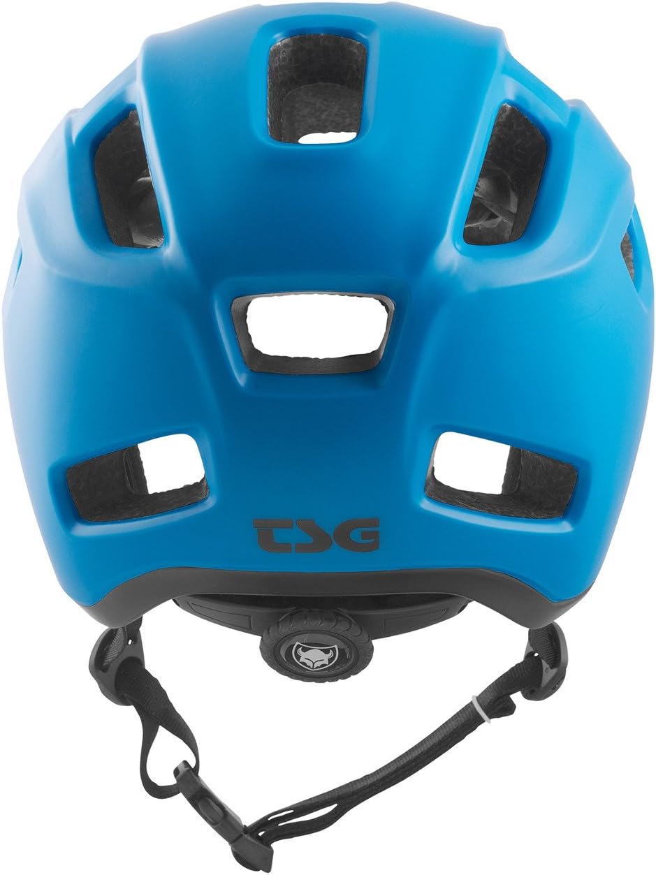 TSG Erwachsene Trailfox Solid Color Halbschalenhelm, Satin Dark Cyan, S/M
