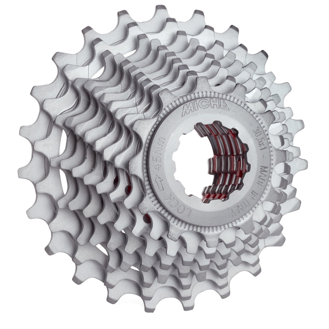 Miche Primato // 10-Fach Shimano Kassette (12-27 Zähne) Silber, Silber
