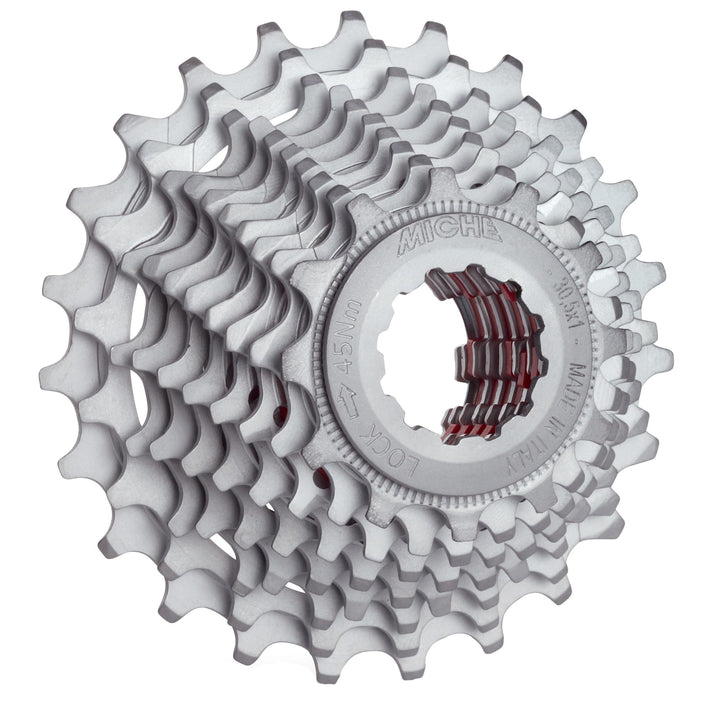 Miche Primato // 10-Fach Shimano Kassette (12-27 Zähne) Silber, Silber
