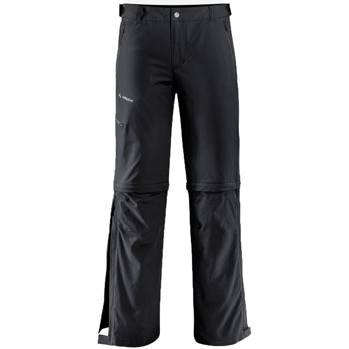 VAUDE Herren Hose Men's Farley Stretch T-zip Pants Ii Schwarz 48-Long, Schwarz 48-Long