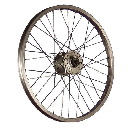 Taylor-Wheels 20 Zoll Vorderrad Alufelge/Nabendynamo DH-C3000-3N - Silber