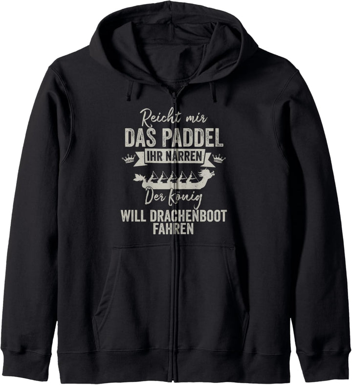 Drachenboot Paddel Lustiger Spruch Drachenbootfahrer Kapuzenjacke