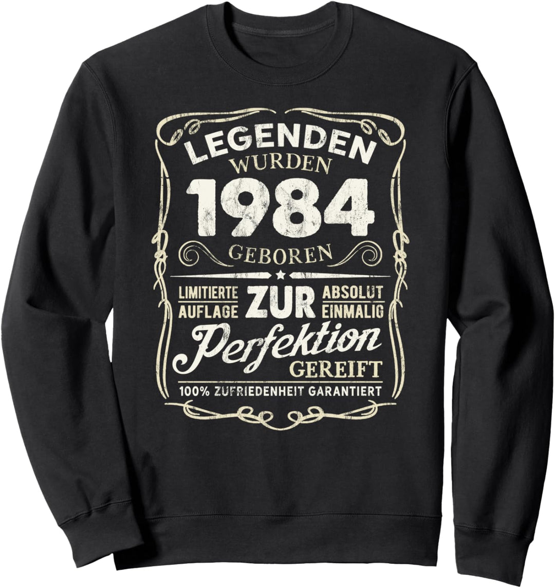 40 Geburtstag Geschenk Lustig 1984 Mann Frau Jahre Party Sweatshirt
