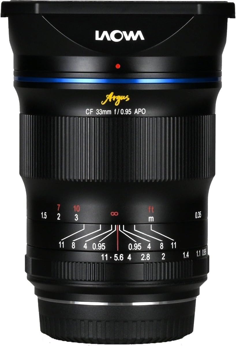 LAOWA Argus CF APO Objektiv 33 mm f/0.95 kompatibel mit Canon RF