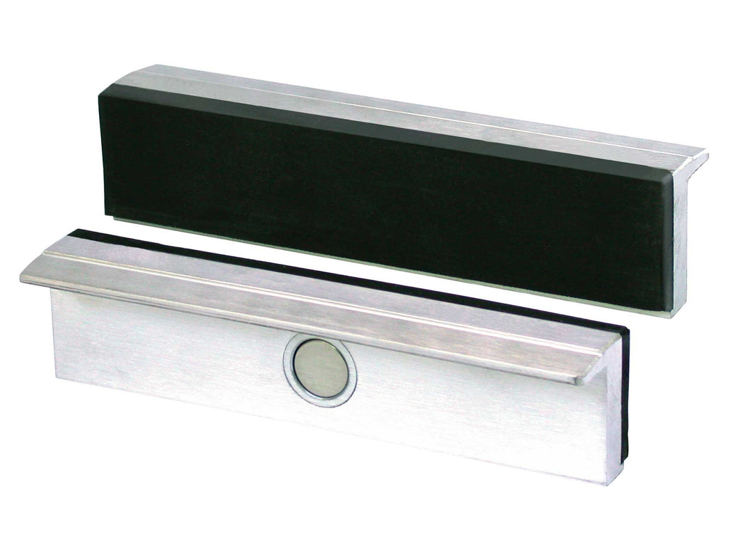 Heuer Schraubstockbacken (Schutzbacken rechtwinkelig; planparallel; integrierte Spezialmagnete; pass
