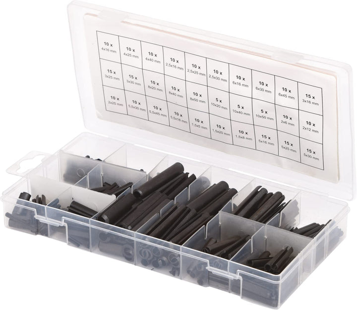 KS Tools 970.0060 Sortiment Federsplinte, 1,8x33 - 3,9x75, 150-tlg.