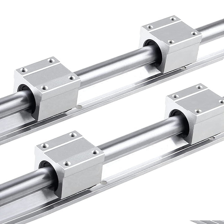 CNCMANS Linearführung 4 Stücke SBR20-200mm Führungsschiene und 8 Stücke SBR20UU Schiebeblock bearing