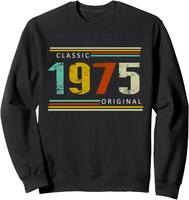 Geburtstag, Classic of 1975 Original, Retro 49 Jahre Sweatshirt