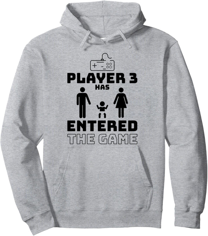 Mother Player 3 Has Entered The Game Schwangere Frau Baby Pullover Hoodie