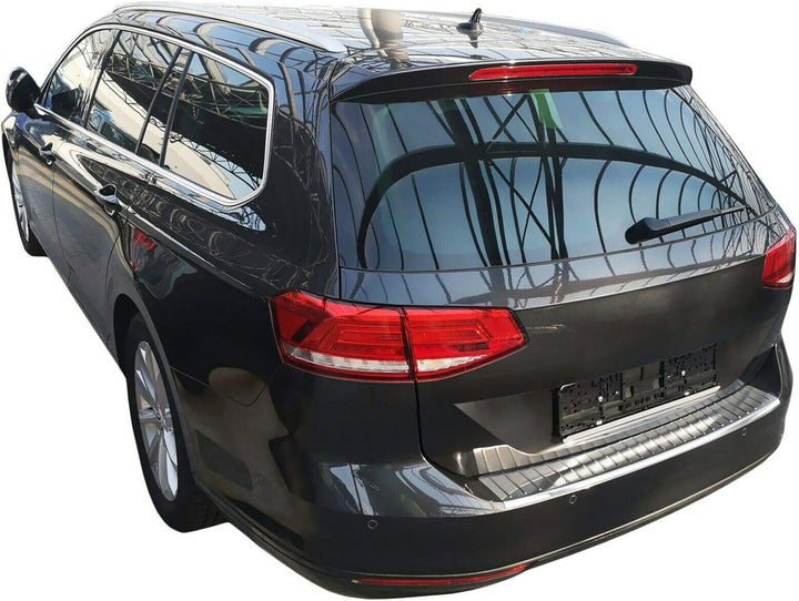 Ladekantenschutz Edelstahl MATT kompatibel für VW GOLF 7 VARIANT BJ 2013-2017 | mit Abkantung | prem