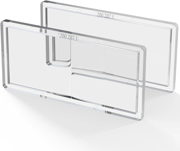 2er-Pack Lupe Schweissgläser, 3,0 Vergrösserung, Schweisshelmlupe, 108 x 50 Zentimeter, kompatibel m