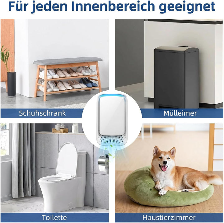 2er-Pack Plug-in-Luftreiniger mit Ionen-Generator | Filterloser Mini-Luftreiniger für die Steckdose