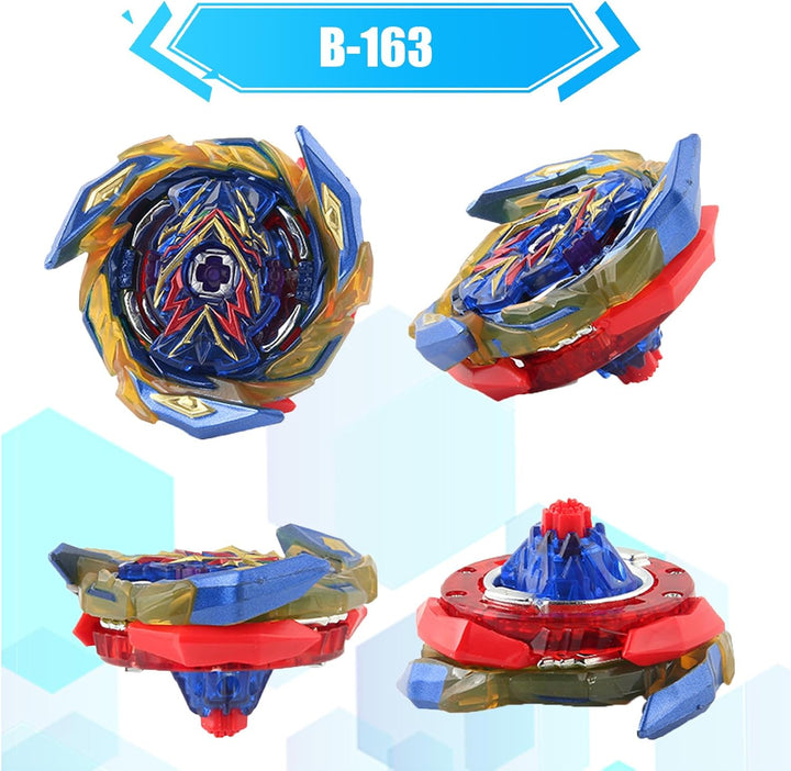 Gyroscope Turbo Set, 3D Arena Metall Fusion KampfKreisel, Mit Battling Top Launcher, Geschenk-Sets(1