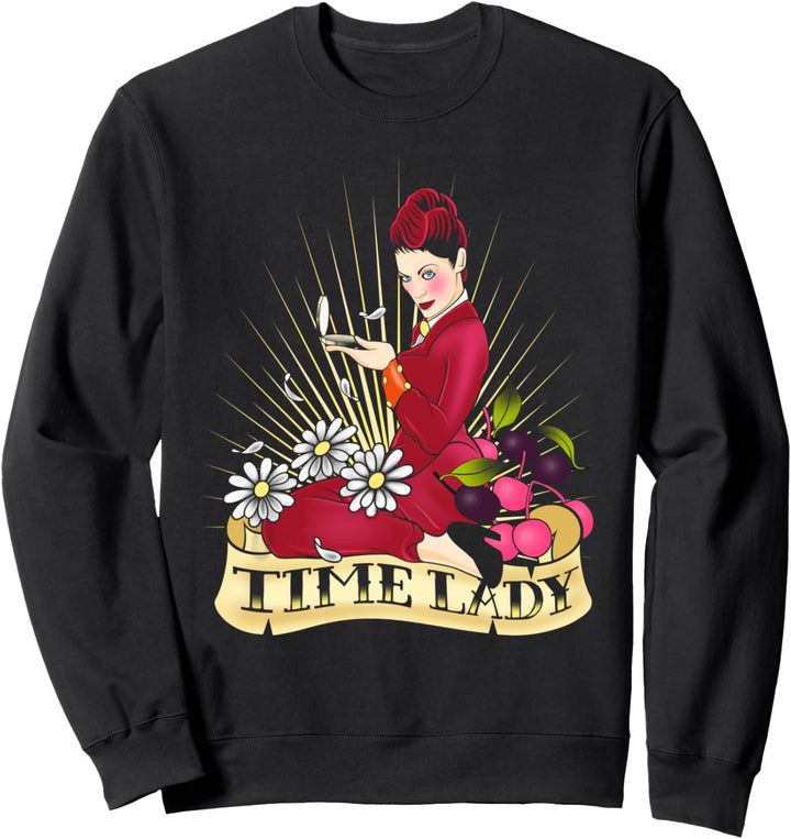 Doctor Who Rockabilly Missy Time Lady Dark Sweatshirt