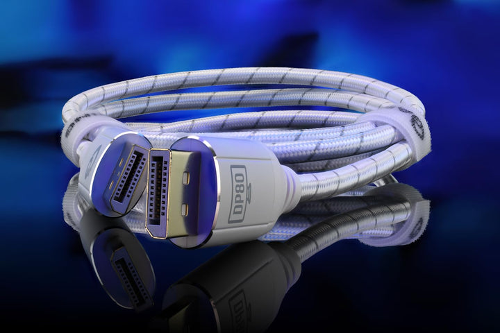 DisplayPort 2.1 Kabel 2,0m - 80 Gbit/s UHBR20, 8K 240Hz, 4K 540Hz, HDR10, FreeSync, G-Sync, DSC, für