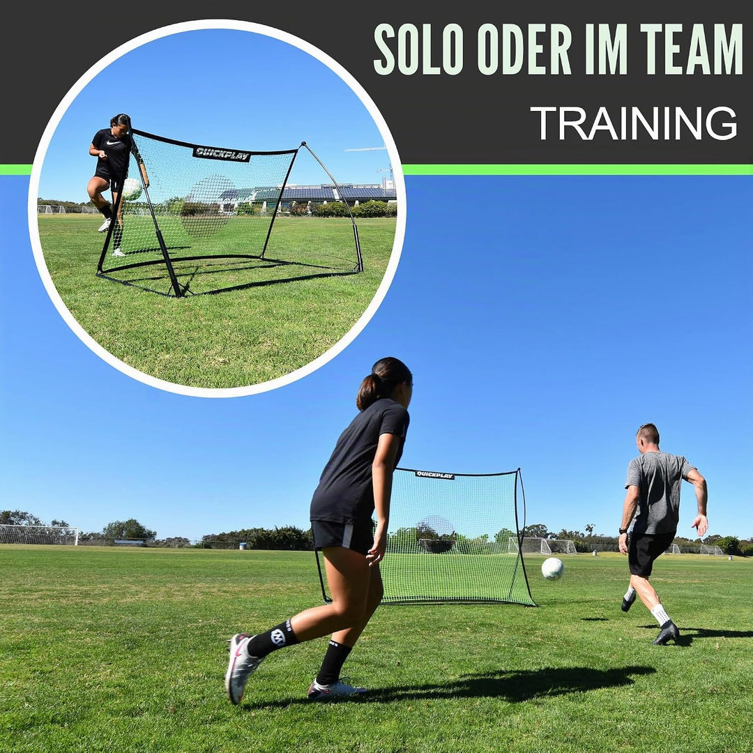 QUICKPLAY Spot Target TEKKERS Fussball-Rebounder, perfekt für Team- oder Solo-Fussballtraining 1) 1,