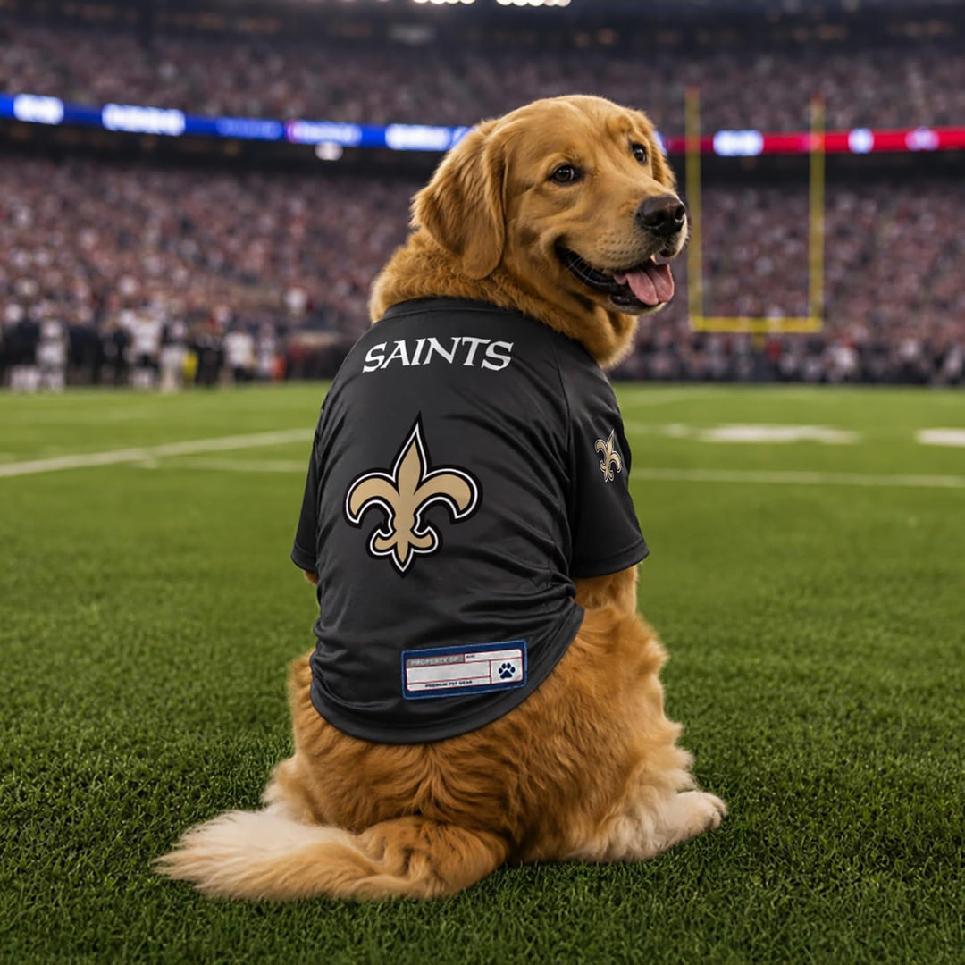 Littlearth New Orleans Saints Haustier-Jersey, Stretch, Team-Farbe, Grösse XL New Orleans Saints XL,