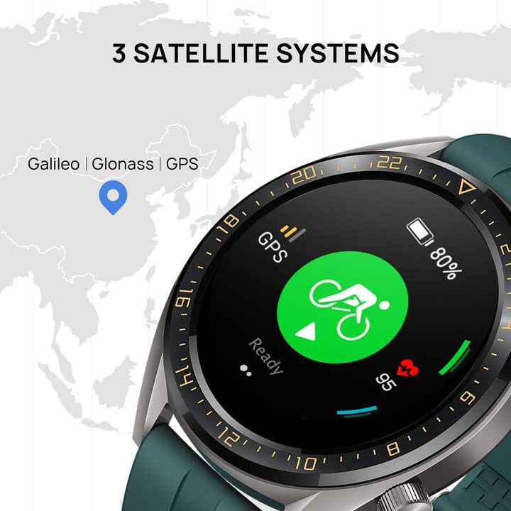 Huawei Watch GT Active Smartwatch (46 mm Amoled Touchscreen, GPS, Fitness Tracker, Herzfrequenzmessu