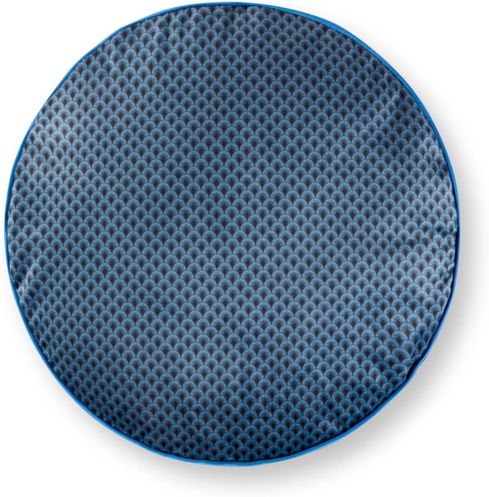PiP Studio Cushion Quiltey Days/Suki Blue 40cm Dark Blue, Dark Blue