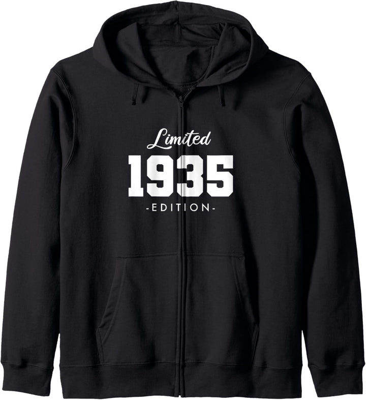 89 Jahre Jahrgang 1935 Limited Edition 89. Geburtstag Kapuzenjacke