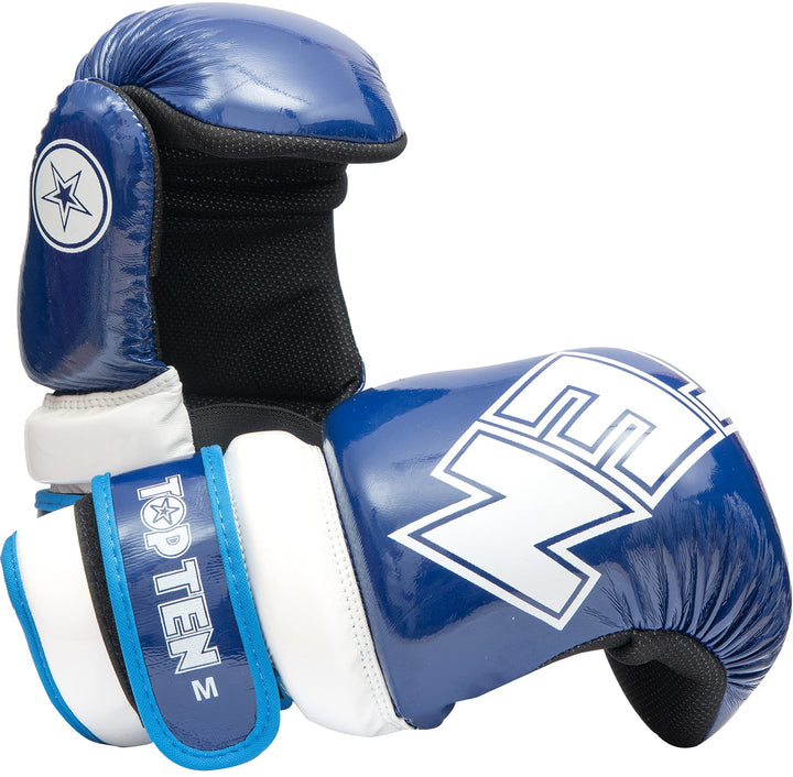 TOP TEN Pointfighter „Glossy Block“ Blau - Weiss L, Blau - Weiss L