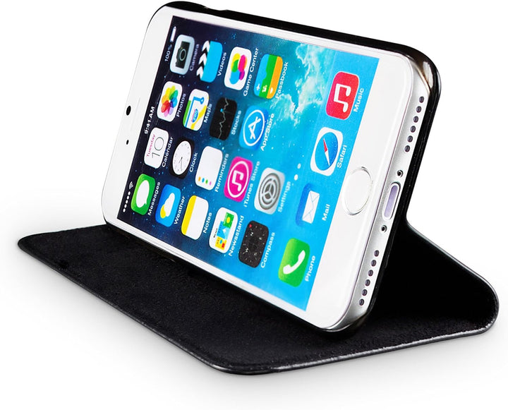 WIIUKA Echt Ledertasche - TRAVEL Nature - für Apple iPhone 6S Plus und iPhone 6 Plus -DEUTSCHES Lede