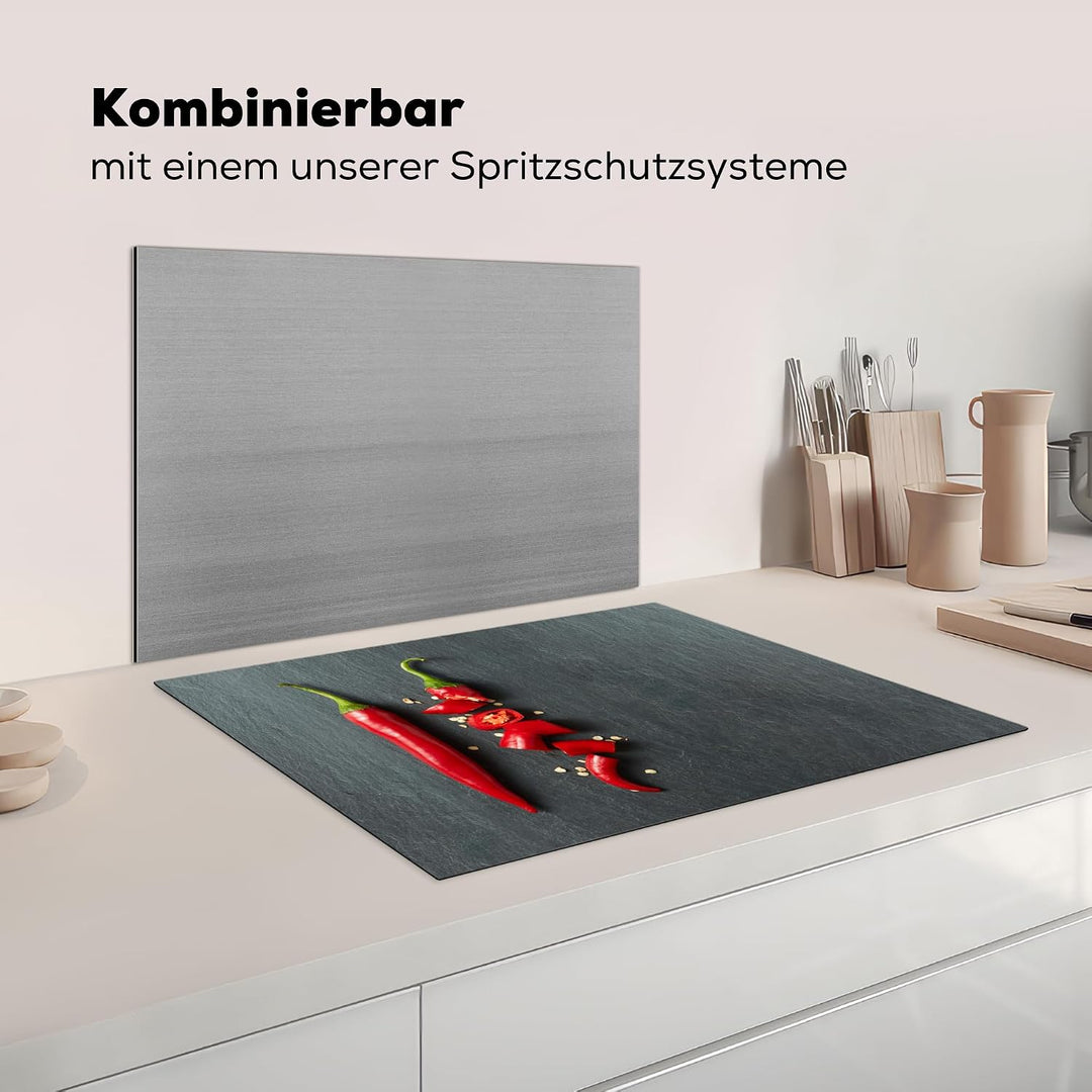 KitchenYeah© Herdabdeckplatte Einteilig Induktionsmatte Küche Abdeckung Ceranfeld Herd Abdeckplatte