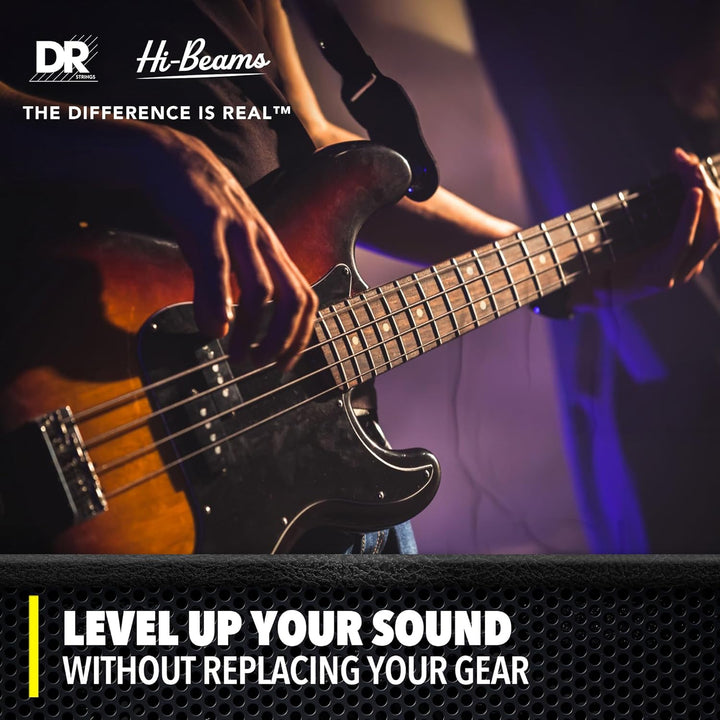 Dr Strings Hi-Beam – Edelstahl runder Kern durchschnittlich 6 Saite 30–130