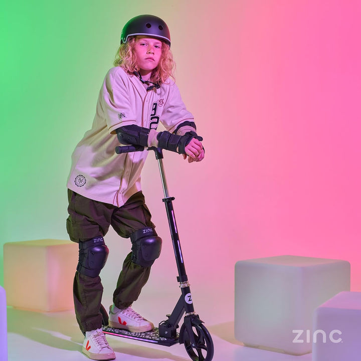 Zinc Big Wheeled Light Up Brillz Scooter – beleuchtetes Deck, beleuchteter Vorbau, 20 Verschiedene L
