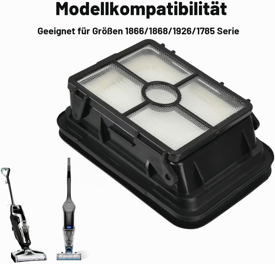 7 Stück Staubsauger Bürstenrolle Zubehör für Bissell Crosswave 1866/1868/1926/1785 Staubsauger-Ersat