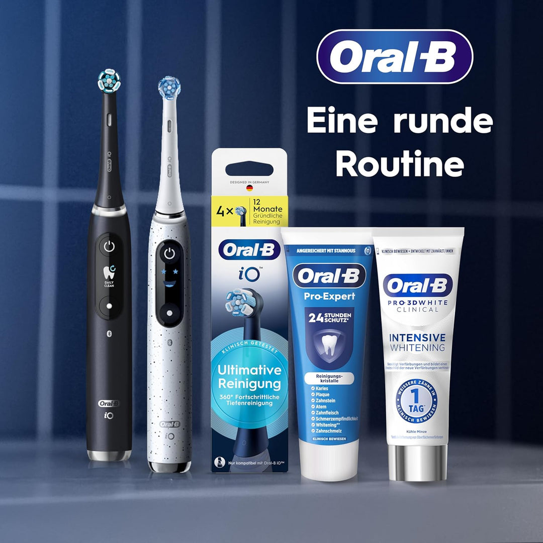 Oral-B iO Series 9 Plus Edition Elektrische Zahnbürste/Electric Toothbrush, PLUS 3 Aufsteckbürsten,