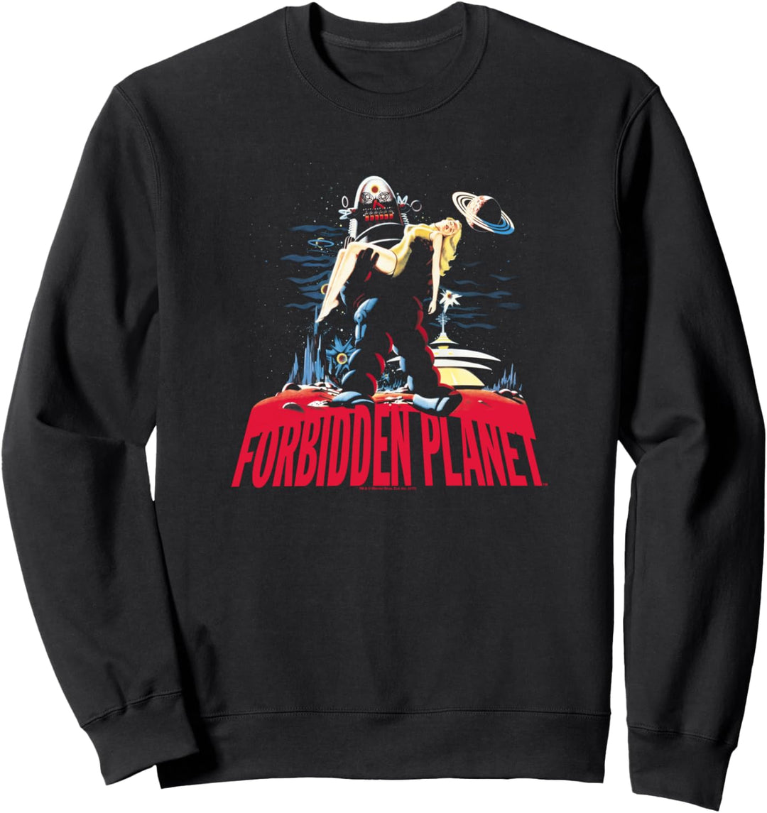 Forbidden Planet Robby and Woman Sweatshirt