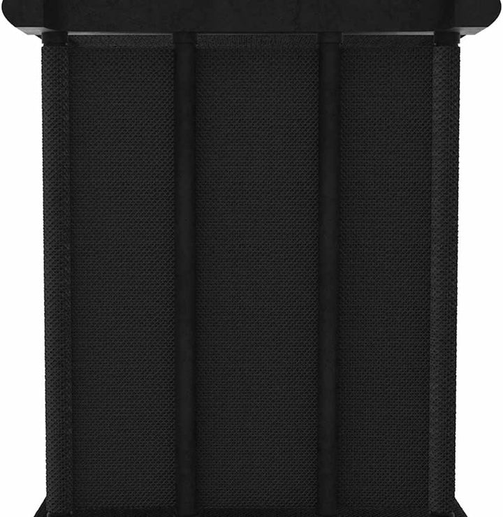 vidaXL Würfel-Regal mit Boxen 6 Fächer Schwarz 103x30x72,5 cm Stoff