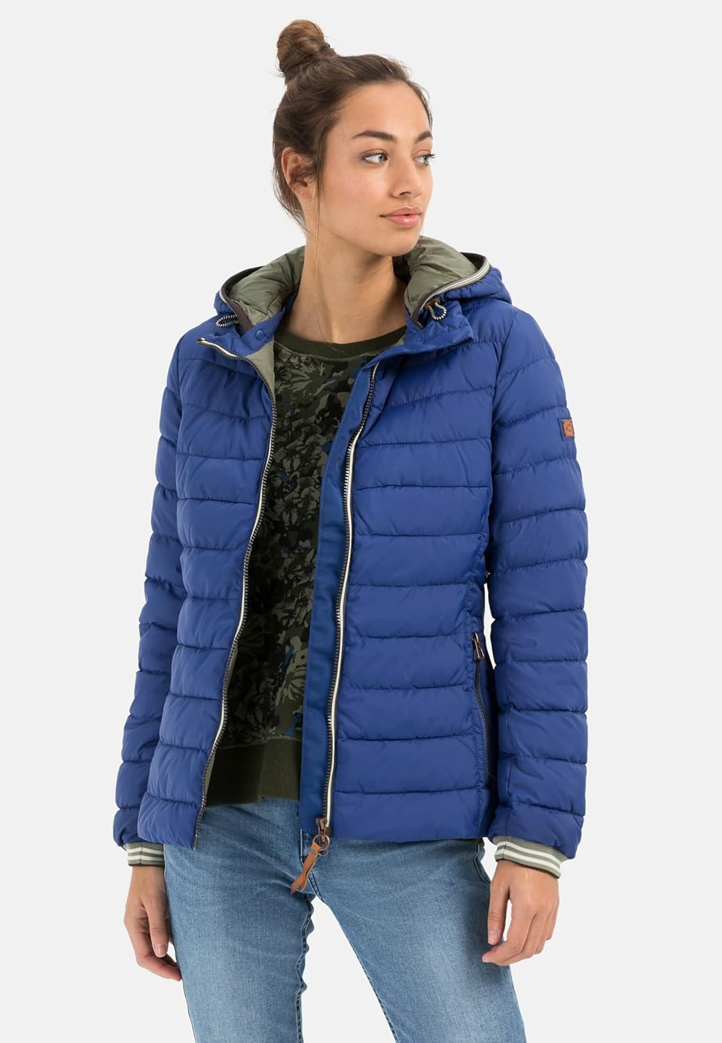 Camel Active Womenswear Damen 3309706R48 Jacke,, Cobalt
