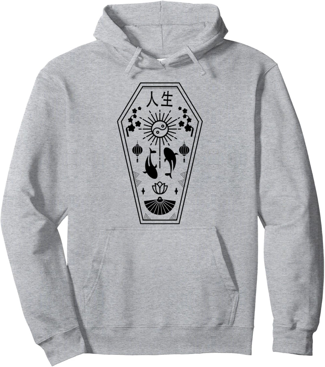 E Girl Aesthetic - Pastel Goth - Japanese Drippy 90s Coffin Pullover Hoodie