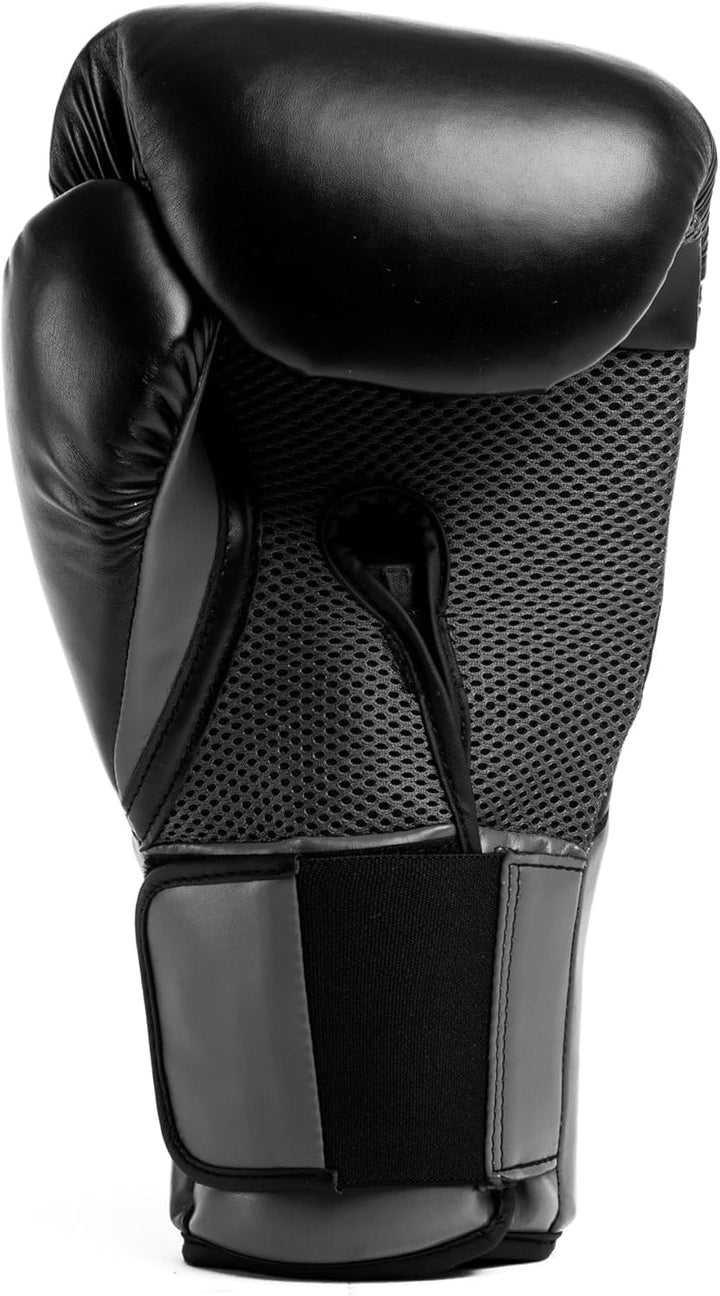 Everlast Unisex Powerlock Training Handschuhe 10oz Schwarz/Grau, 10oz Schwarz/Grau