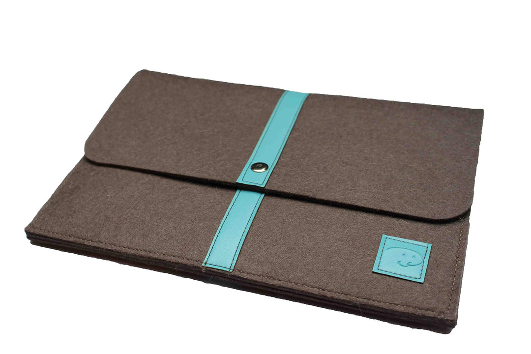 Schöne Tablet Tasche aus Wolle passend für Dell Latitude 7220 und 7220EX, Stossfeste Tablet Hülle fü
