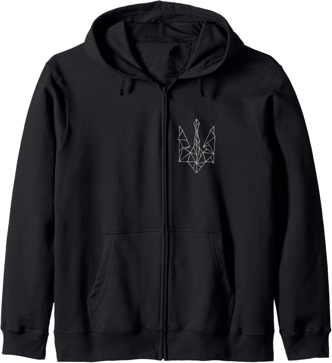 Ukrainisches Zitat Geschenk Arme Dreizack Kapuzenjacke