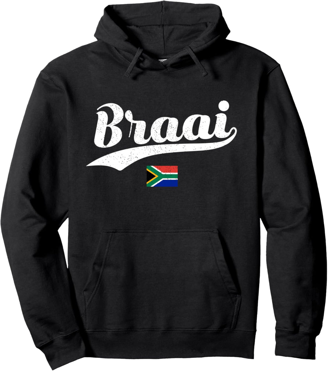 Braai lustige südafrikanische Flagge BBQ Familie Pullover Hoodie