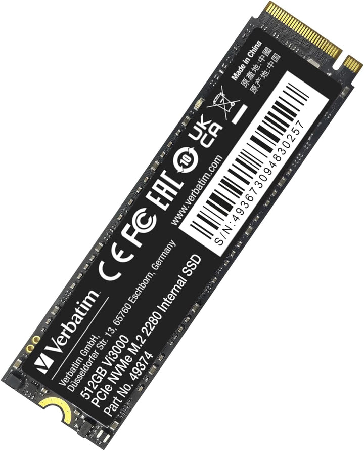 Verbatim SSD 512GB Vi3000 PCIe NVMe M.2