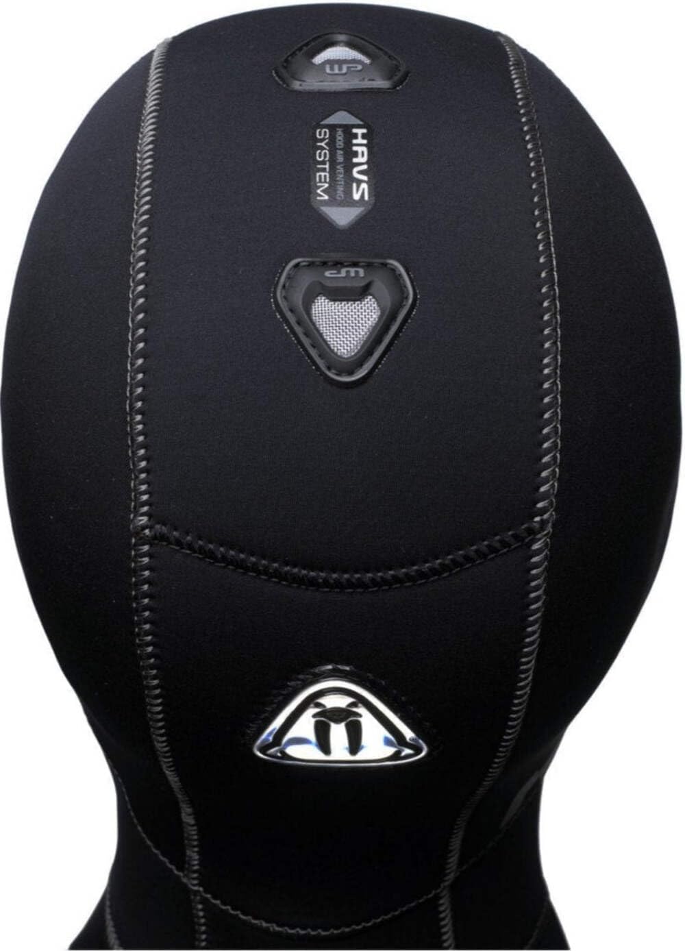 Waterproof Kopfhaube H1 5/7mm mit Ventil, L