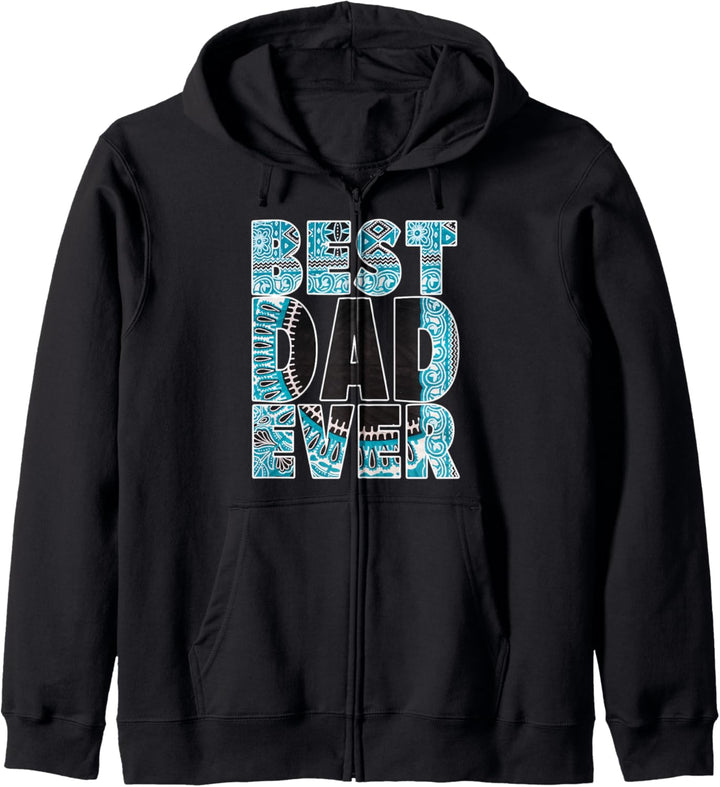 Oheneba: Best Dad Ever Melanin Black Father Dashiki Pattern Kapuzenjacke