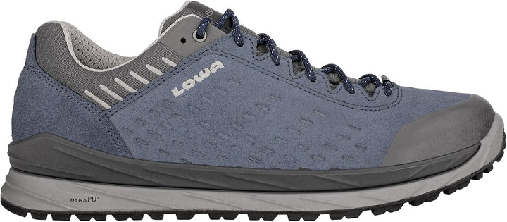 LOWA Halbschuh MALTA GTX LO 42 EU Blau Grau, 42 EU Blau Grau