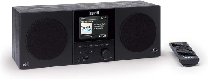 Imperial DABMAN-220BK - DAB Plus FM Radio - Bluetooth V5.3 - USB Wiedergabe und Ladefunktion - Gross