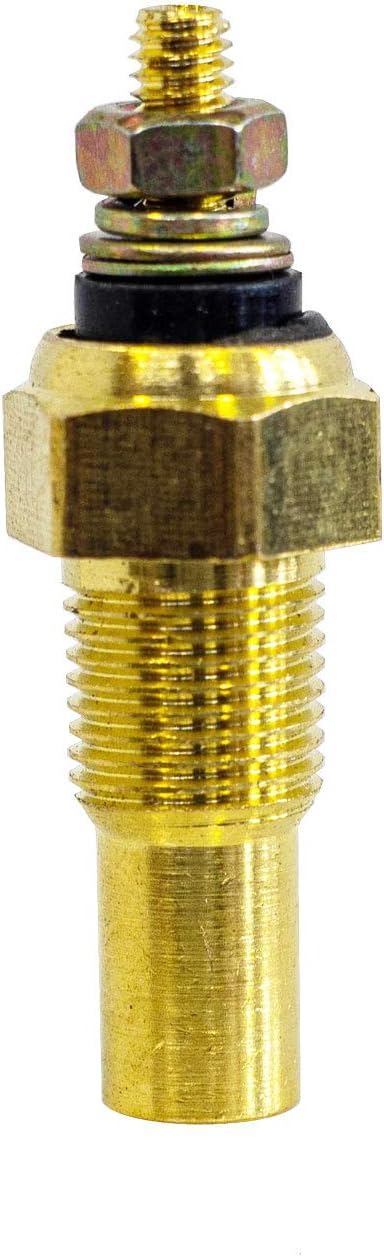 Simoni Racing WT/SB Elektrische Wassertemperaturanzeige Sensoren Silber Hintergrund Face and Rim, Re