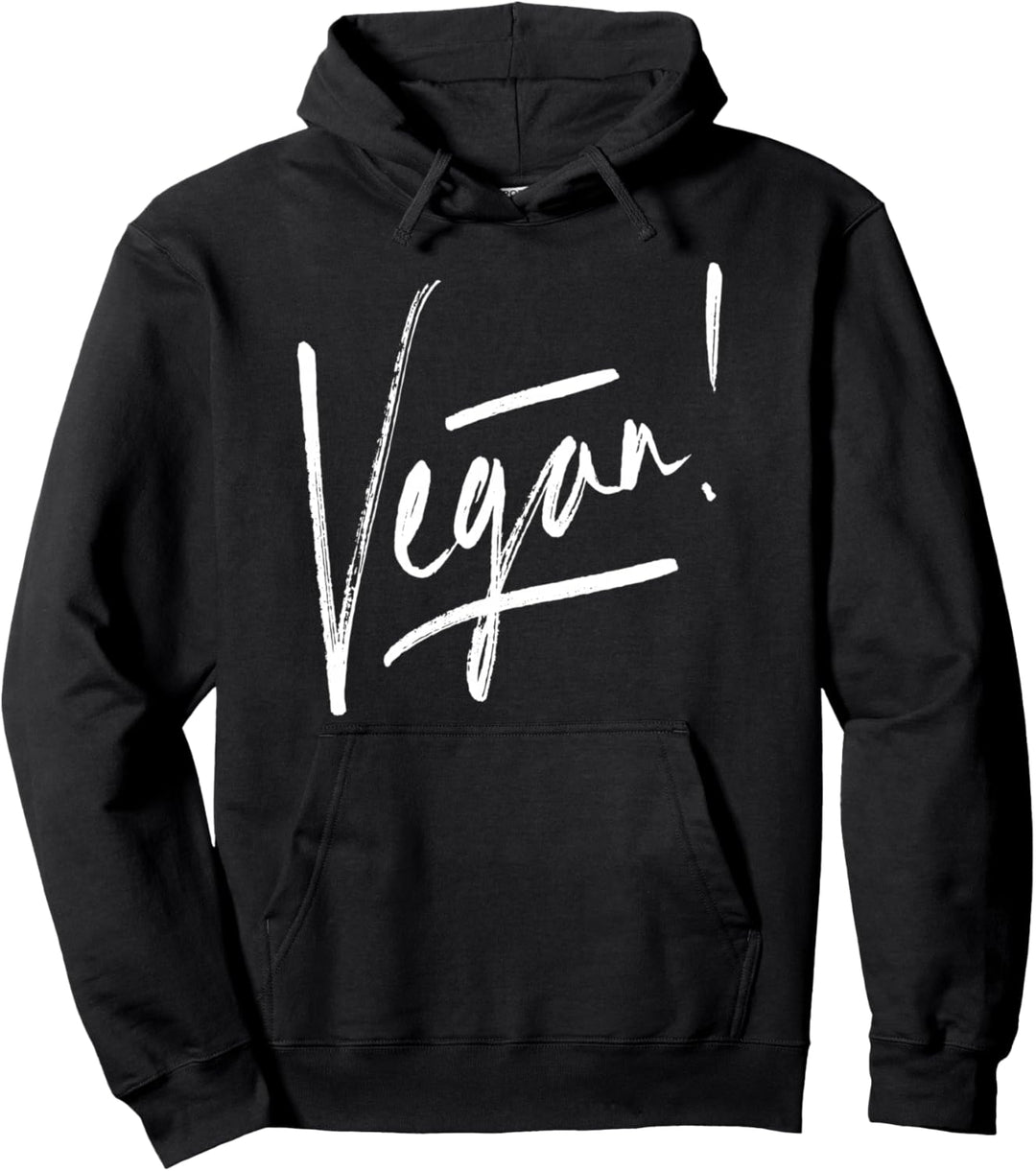 Vegan Plant Powered Pflanzliche Ernährung Go Veganer Pullover Hoodie