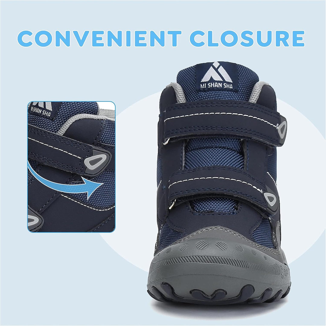 Mishansha Kinder Wanderschuhe rutschfest Leicht Trekking Wanderstiefel für Jungen Mädchen Gr.24-38 2