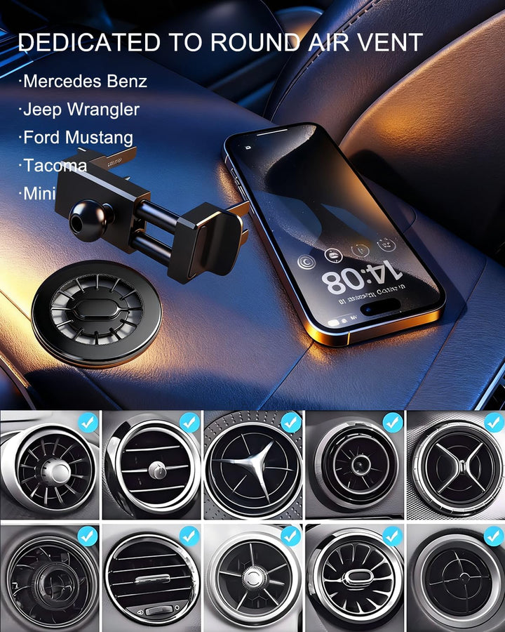 Handyhalterung Auto kompatibel mit Mercedes Benz C-Klasse, E-Klasse, S-Klasse, B-Klasse, A-Klasse, G