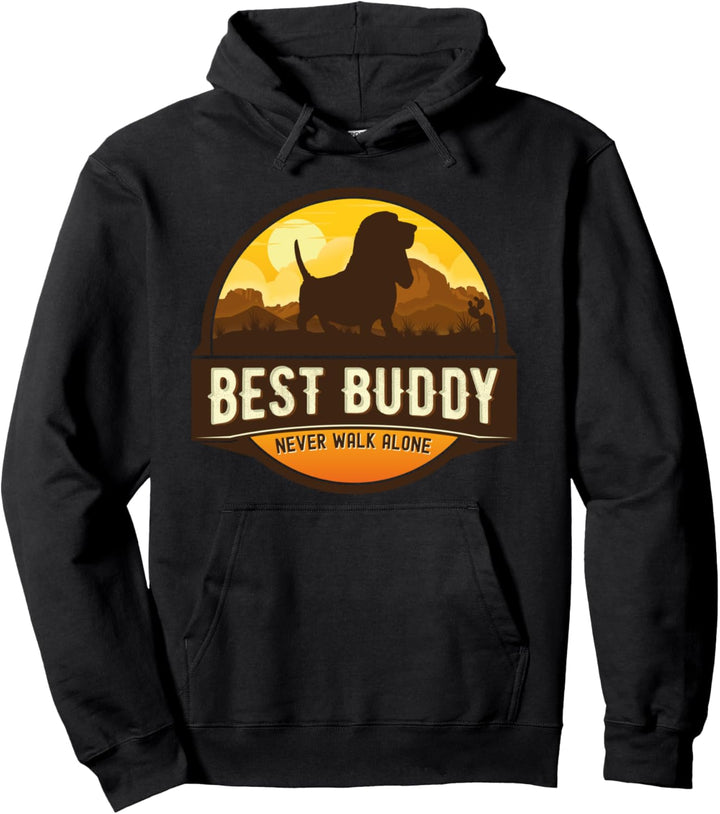 Basset Hound Hund Kapuzenpullover Pullover Hoodie